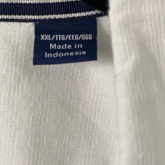 Original Penguin Crisp White Button Down Shirt size-XXL - Picture 4 of 9